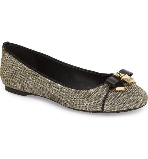 michael michael kors ballerinas alice|Alice Leather Ballet Flat .